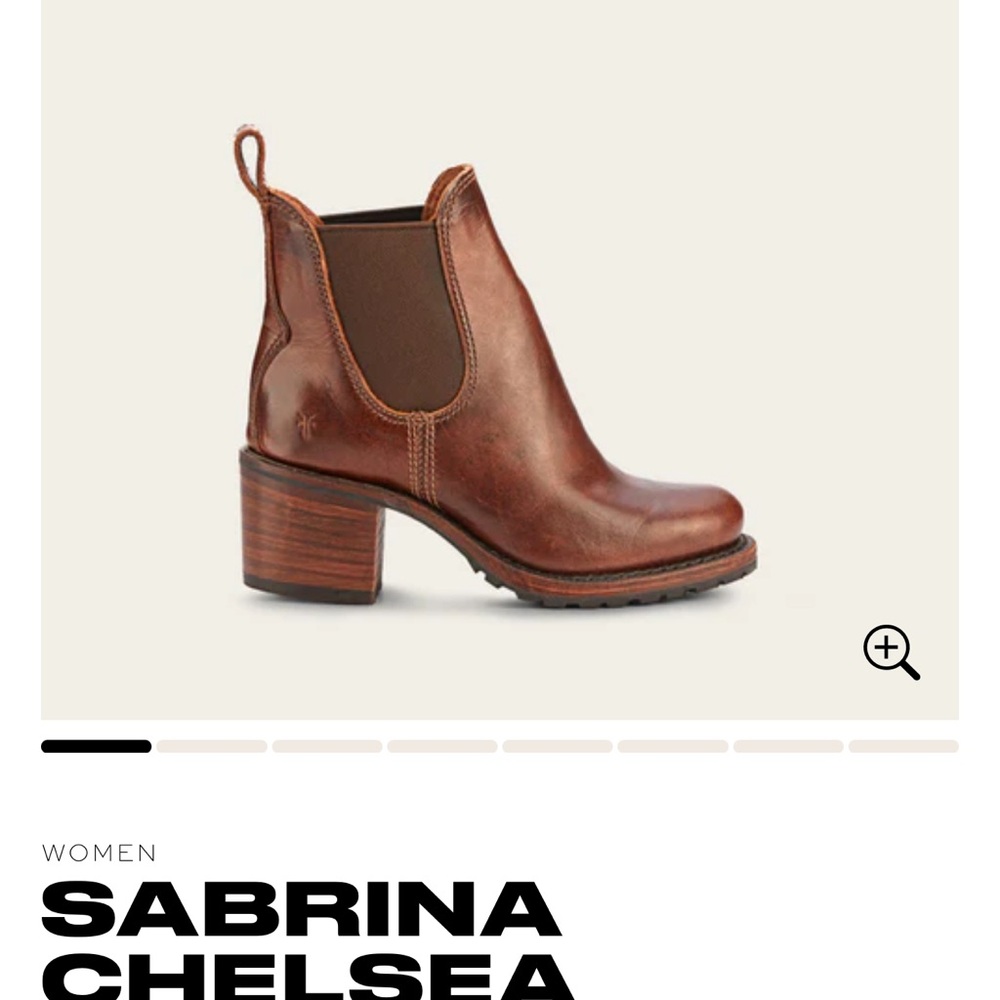 Frye Women's Sabrina Chelsea Leather Ankle Boots - Brown